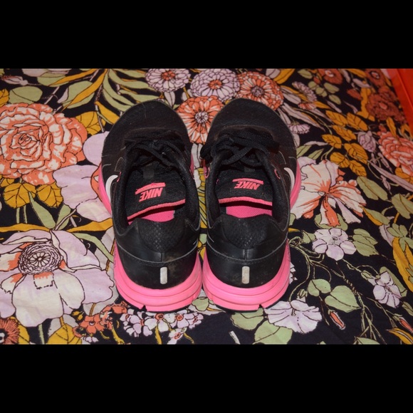 Black and Pink Nike Sneakers - Picture 3 of 3